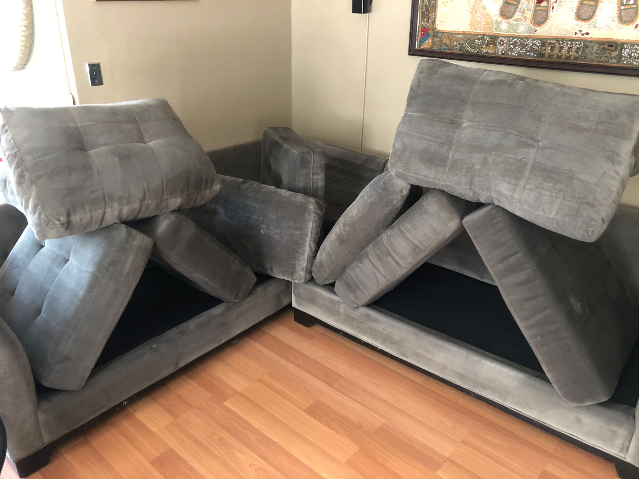 Servicio de limpieza de cojines de sofá